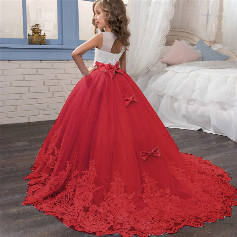 Girls Lace Gown