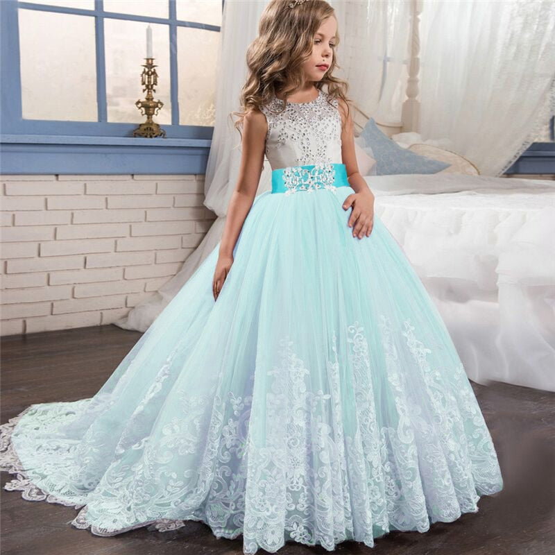 Girls Lace Gown